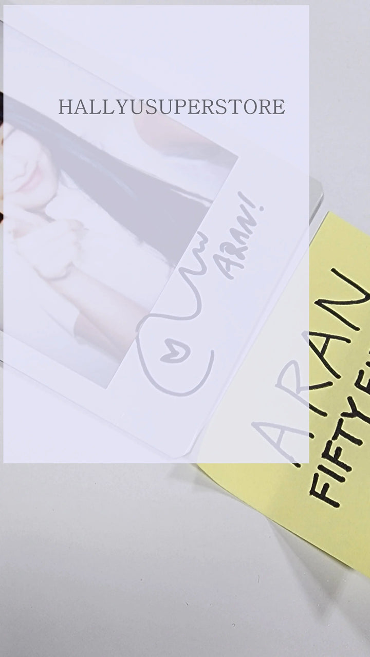 Aran (Of FIFTY FIFTY) "THE FIFTY" 1st EP - Hand Autographed(Signed) Photocard - HALLYUSUPERSTORE