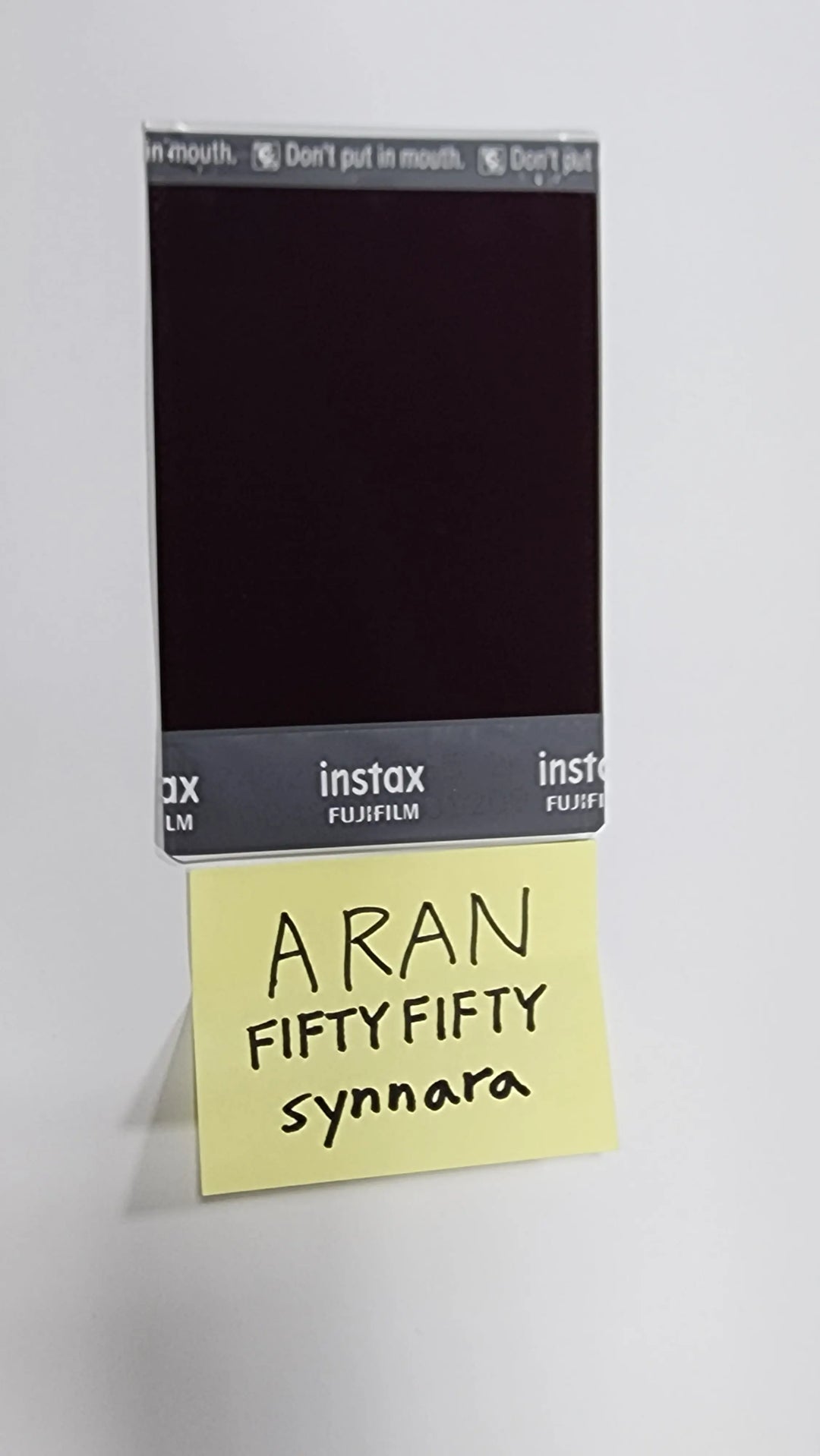 Aran (Of FIFTY FIFTY) "THE FIFTY" 1st EP - Hand Autographed(Signed) Photocard - HALLYUSUPERSTORE