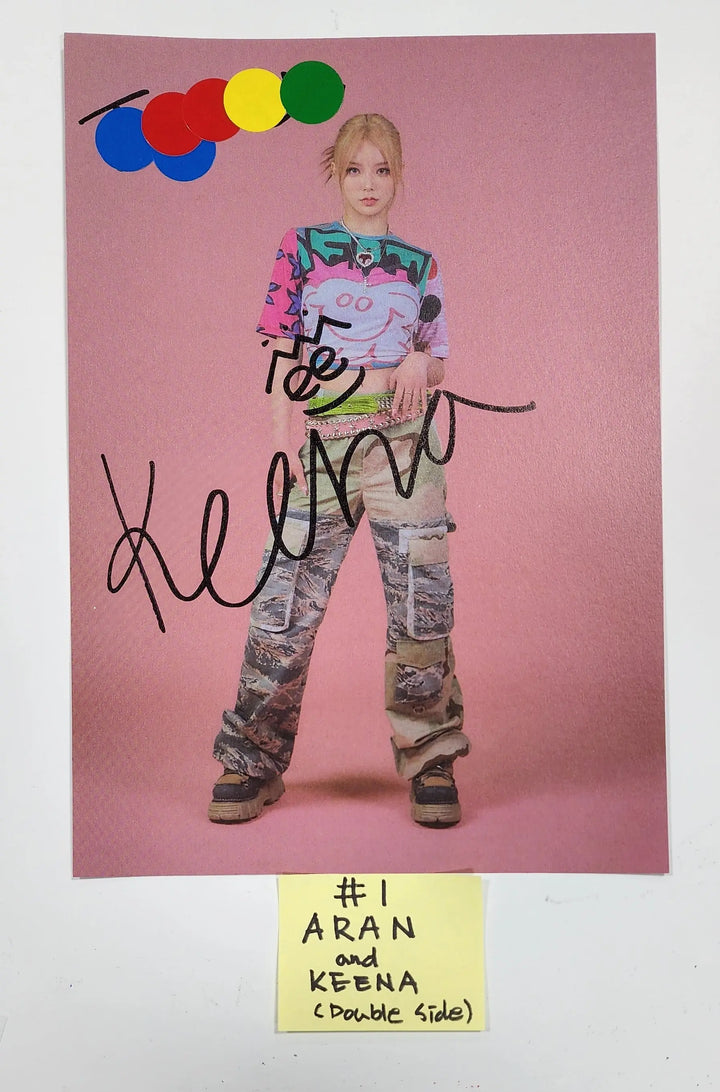FIFTY FIFTY "THE FIFTY" 1st EP  - A Cut Page From Fansign Event Album - HALLYUSUPERSTORE