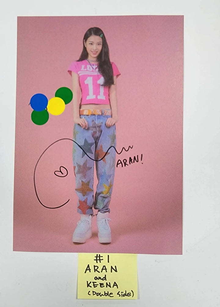 FIFTY FIFTY "THE FIFTY" 1st EP  - A Cut Page From Fansign Event Album - HALLYUSUPERSTORE