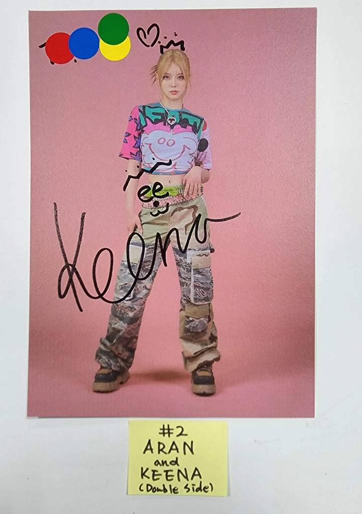 FIFTY FIFTY "THE FIFTY" 1st EP  - A Cut Page From Fansign Event Album - HALLYUSUPERSTORE