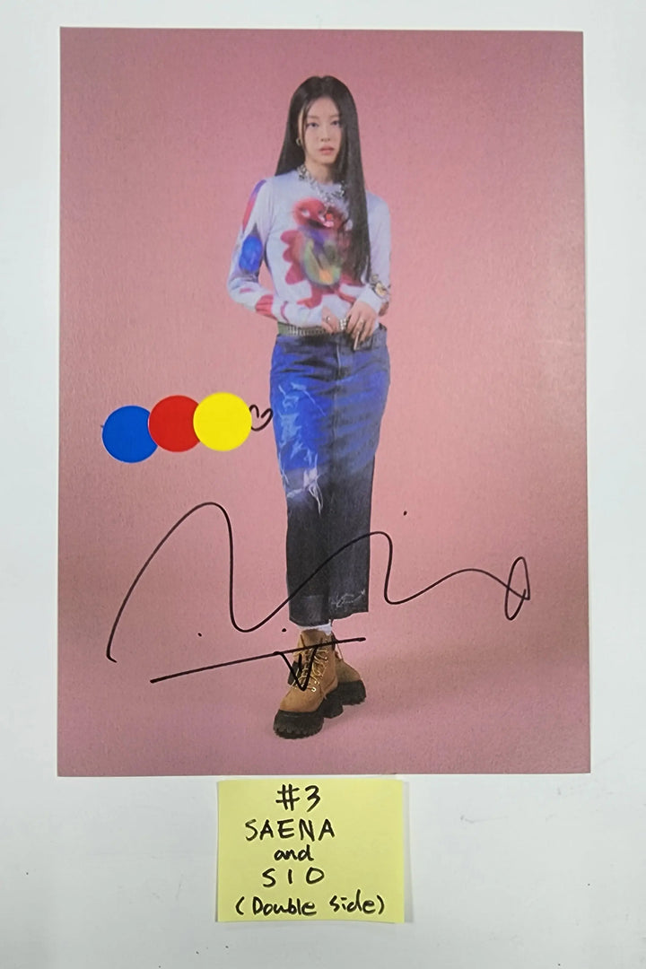 FIFTY FIFTY "THE FIFTY" 1st EP  - A Cut Page From Fansign Event Album - HALLYUSUPERSTORE
