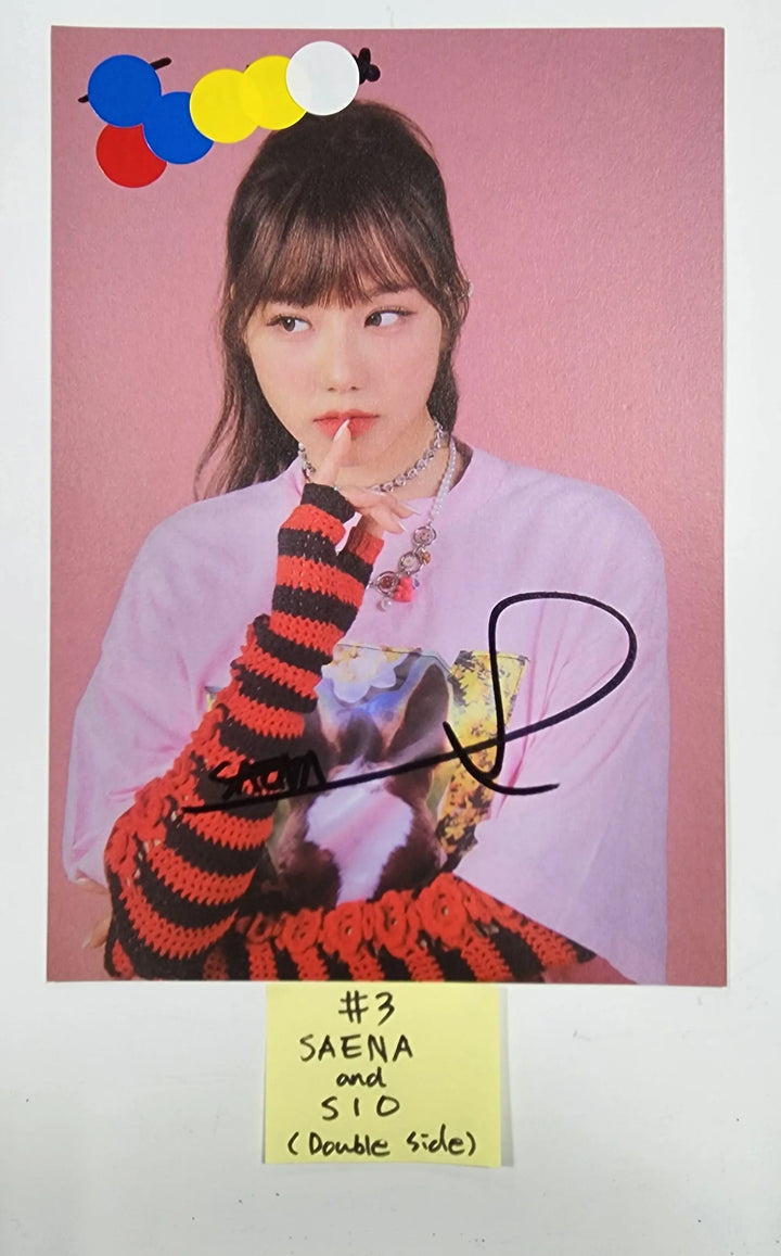 FIFTY FIFTY "THE FIFTY" 1st EP  - A Cut Page From Fansign Event Album - HALLYUSUPERSTORE
