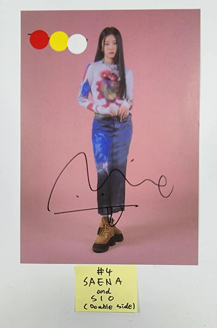 FIFTY FIFTY "THE FIFTY" 1st EP  - A Cut Page From Fansign Event Album - HALLYUSUPERSTORE