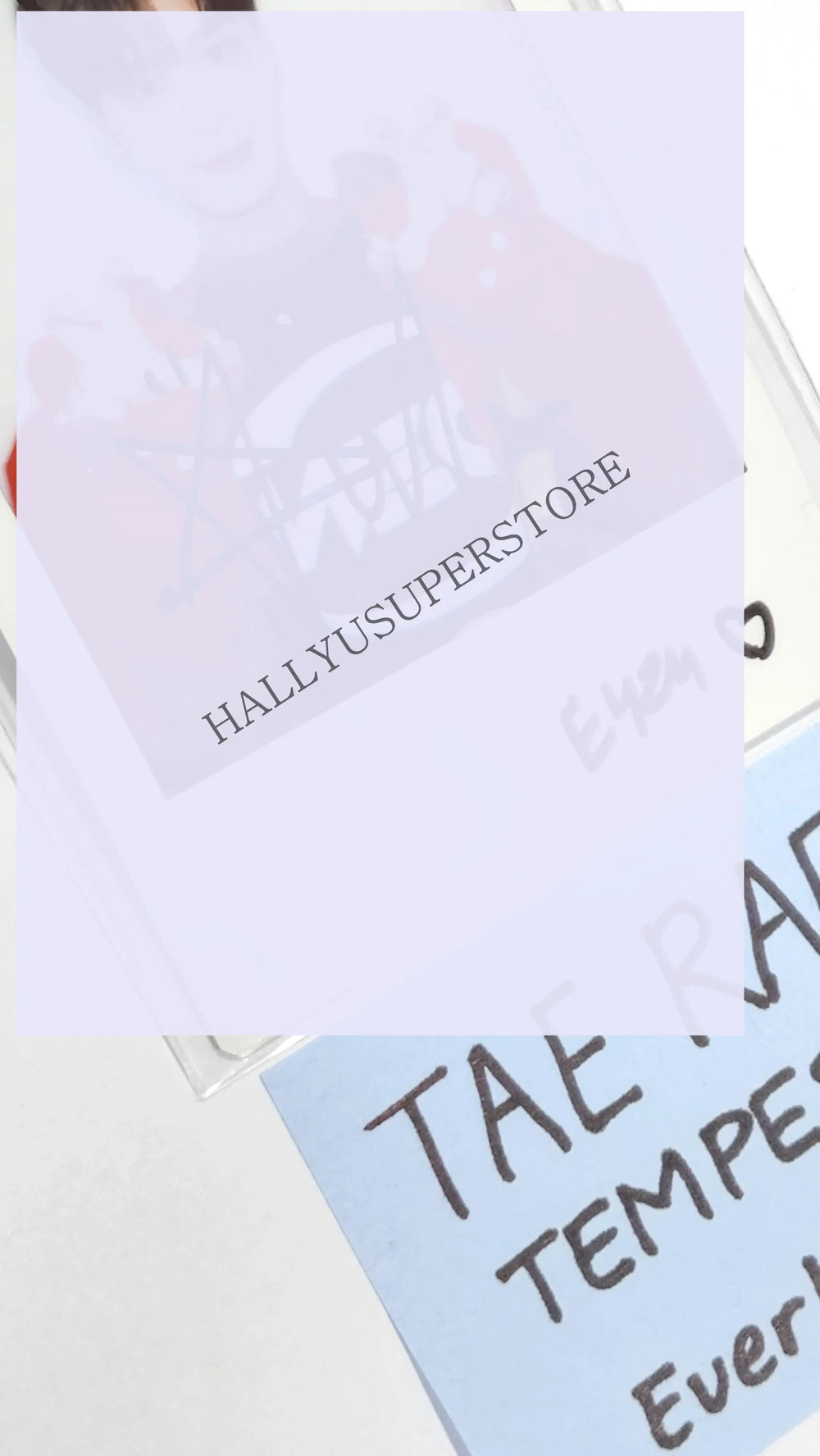Taerae (Of TEMPEST) "ON and ON" 3rd mini album  - Hand Autographed(Signed) Polaroid - HALLYUSUPERSTORE