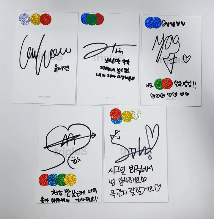 TripleS "ATOM01 OBJEKT" - Hand Autographed(Signed) Postcard - HALLYUSUPERSTORE