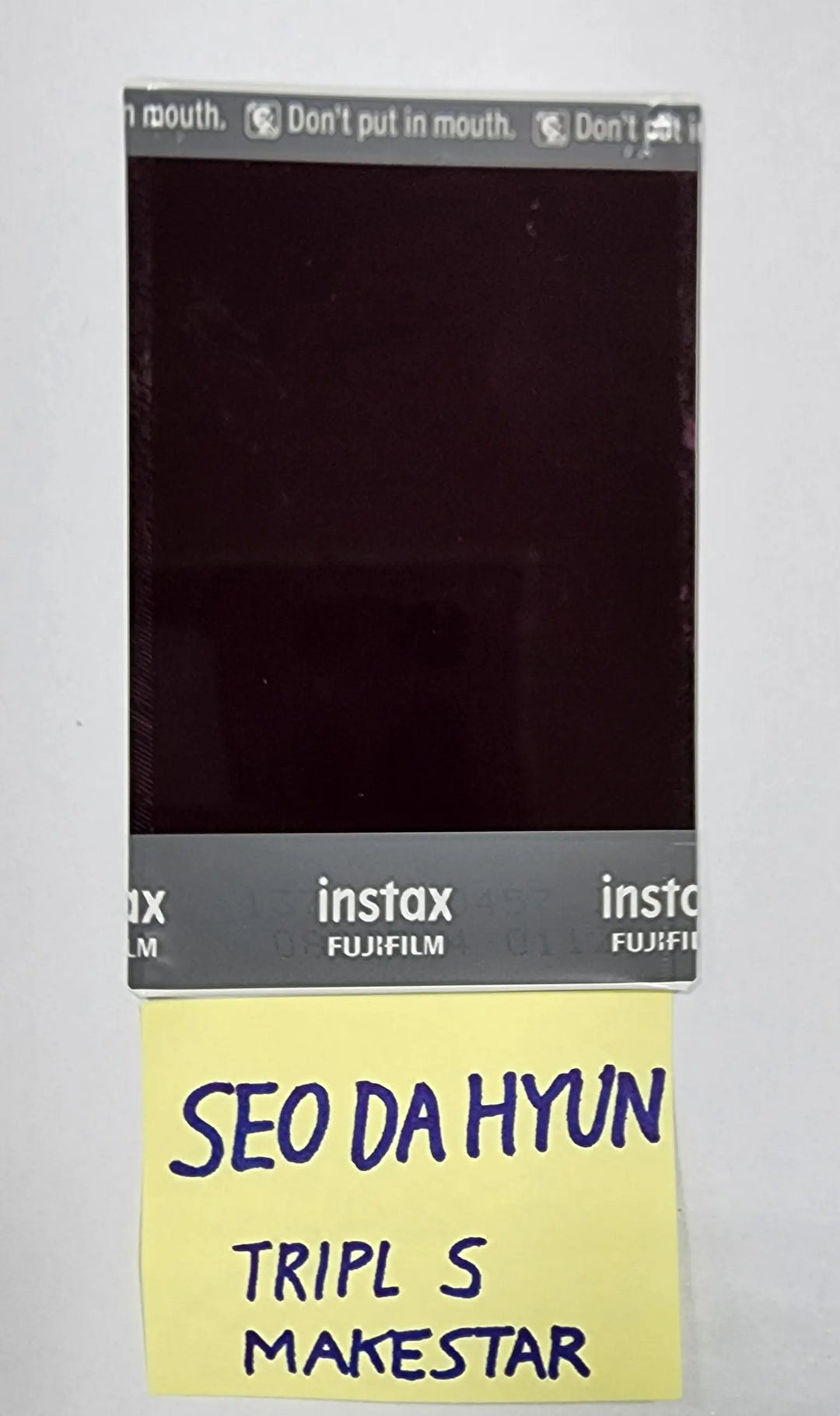 Seo Da Hyun (Of TripleS) "ATOM01 OBJEKT" - Hand Autographed(Signed) Polaroid - HALLYUSUPERSTORE