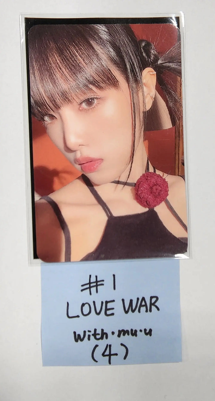 YENA "Love War" - Withmuu Lucky Draw Event Photocard - HALLYUSUPERSTORE