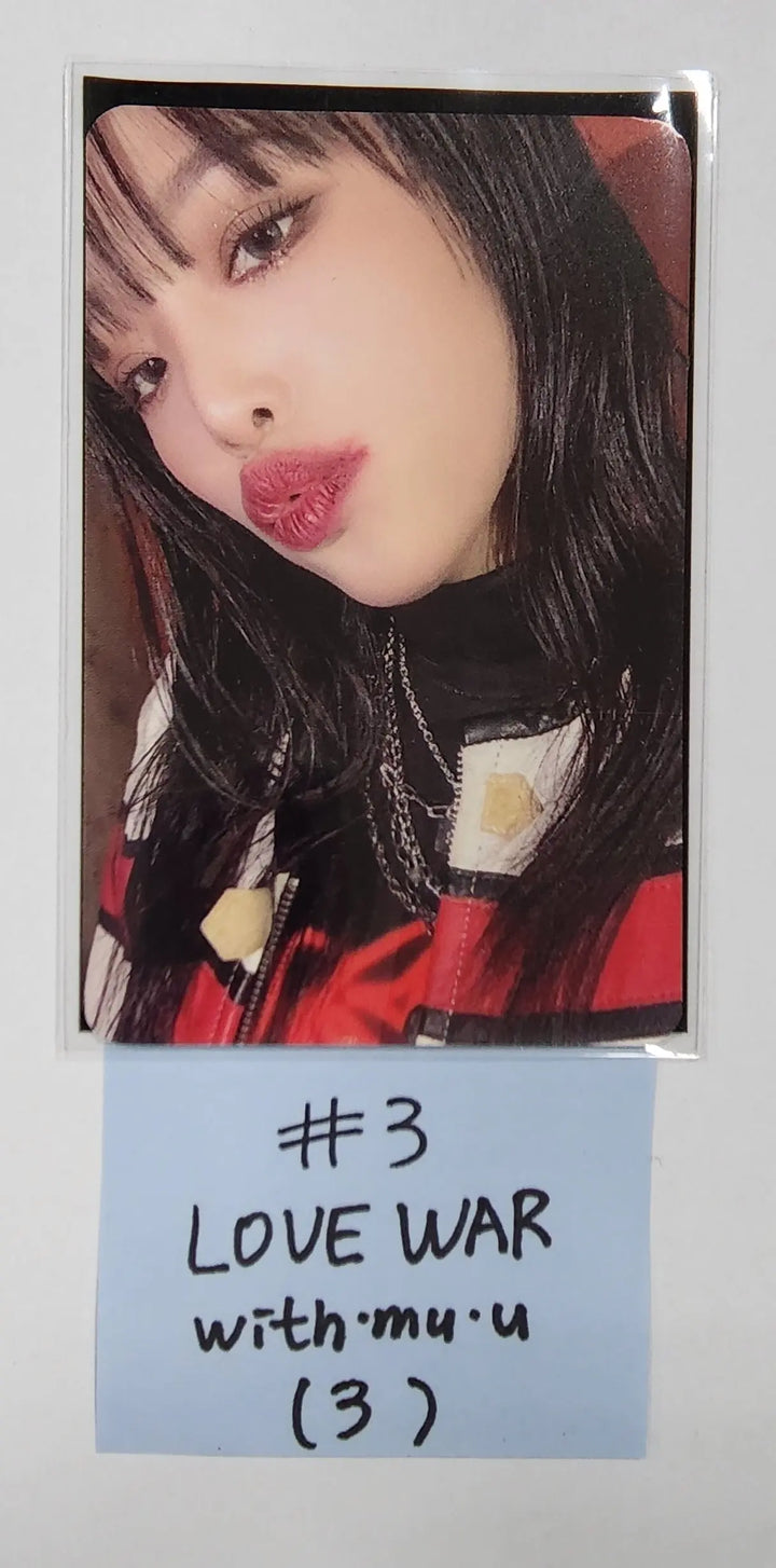 YENA "Love War" - Withmuu Lucky Draw Event Photocard - HALLYUSUPERSTORE