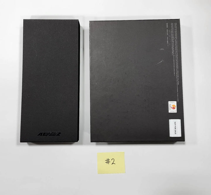 ATEEZ "SPIN OFF : FROM THE WITNESS" - Hand Autographed(Signed) Promo Album - HALLYUSUPERSTORE