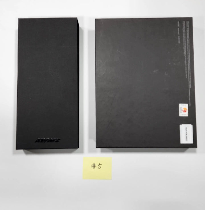ATEEZ "SPIN OFF : FROM THE WITNESS" - Hand Autographed(Signed) Promo Album - HALLYUSUPERSTORE