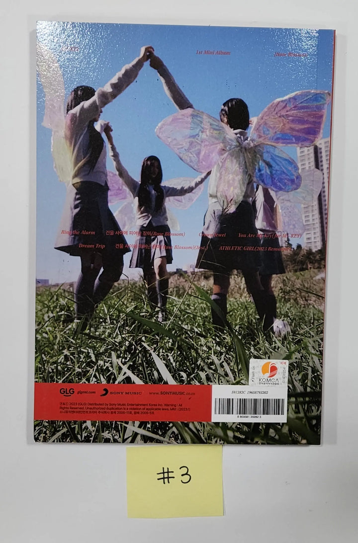 H1-KEY "Rose Blossom" - Hand Autographed(Signed) Promo Album - HALLYUSUPERSTORE