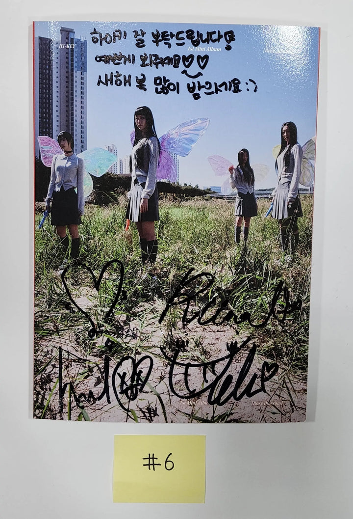 H1-KEY "Rose Blossom" - Hand Autographed(Signed) Promo Album - HALLYUSUPERSTORE