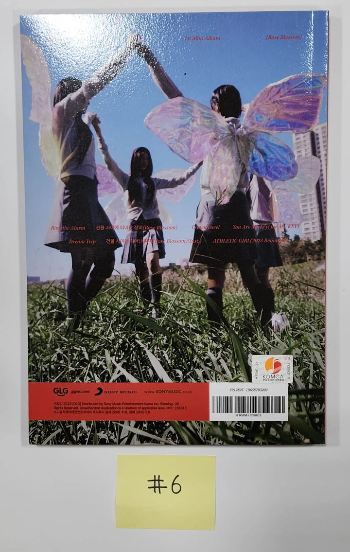 H1-KEY "Rose Blossom" - Hand Autographed(Signed) Promo Album - HALLYUSUPERSTORE