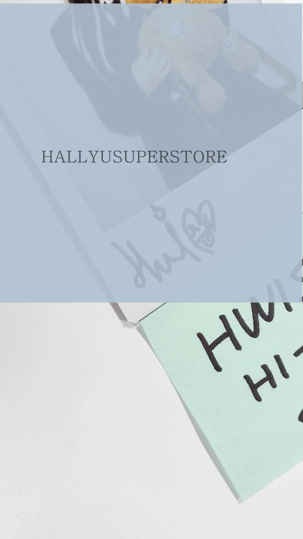 HWISEO (of H1-KEY) "Rose Blossom" Mini 1st - Hand Autographed(Signed) Polaroid - HALLYUSUPERSTORE