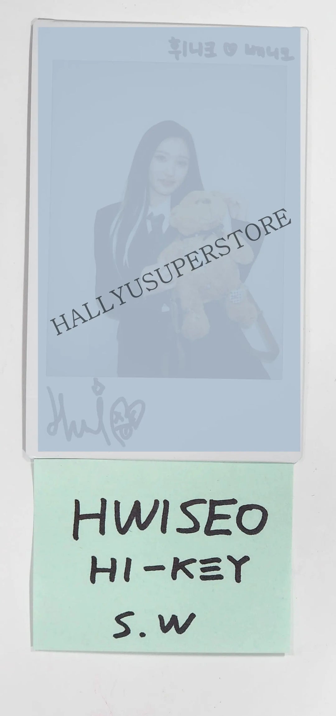 HWISEO (of H1-KEY) "Rose Blossom" Mini 1st - Hand Autographed(Signed) Polaroid - HALLYUSUPERSTORE
