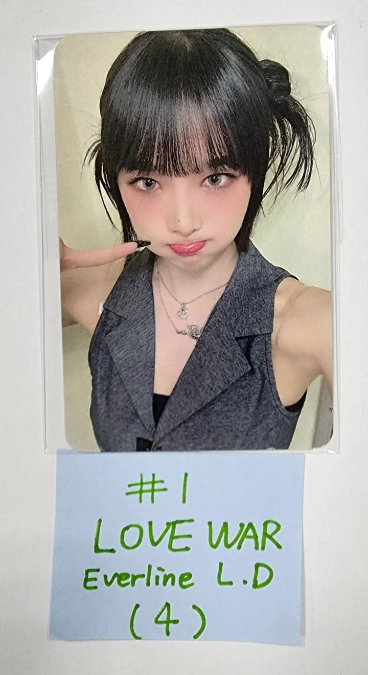 YENA "Love War" - Everline Lucky Draw Event Photocard - HALLYUSUPERSTORE