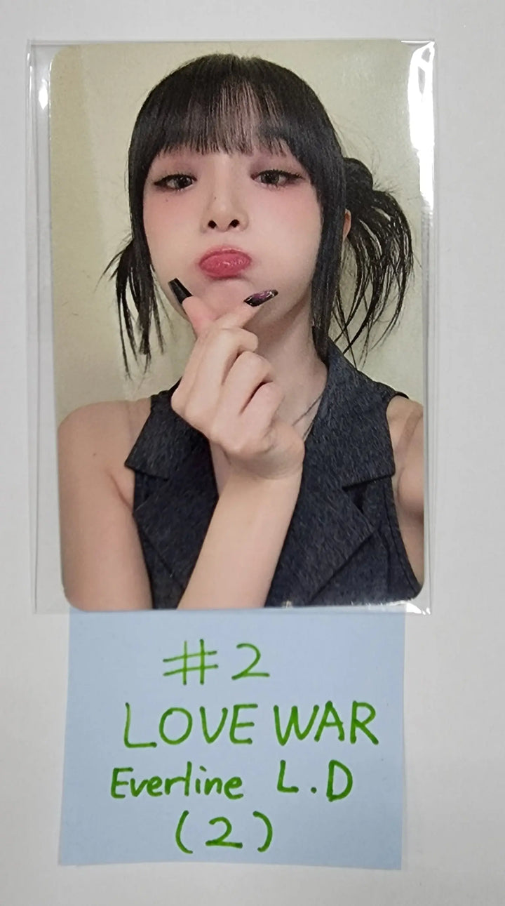 YENA "Love War" - Everline Lucky Draw Event Photocard - HALLYUSUPERSTORE