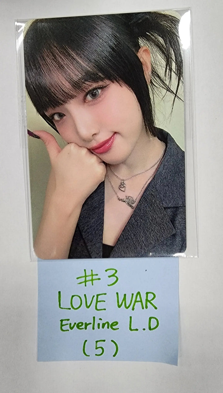 YENA "Love War" - Everline Lucky Draw Event Photocard - HALLYUSUPERSTORE