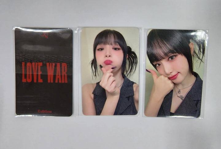 YENA "Love War" - Everline Lucky Draw Event Photocard - HALLYUSUPERSTORE