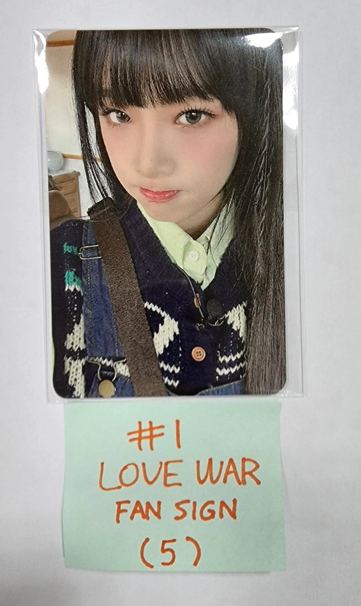 YENA "Love War" - Everline Pop-Up Store Event Photocard, Fansign Event Photocard - HALLYUSUPERSTORE