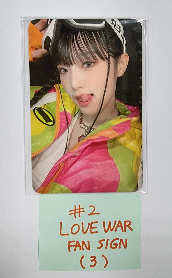 YENA "Love War" - Everline Pop-Up Store Event Photocard, Fansign Event Photocard - HALLYUSUPERSTORE
