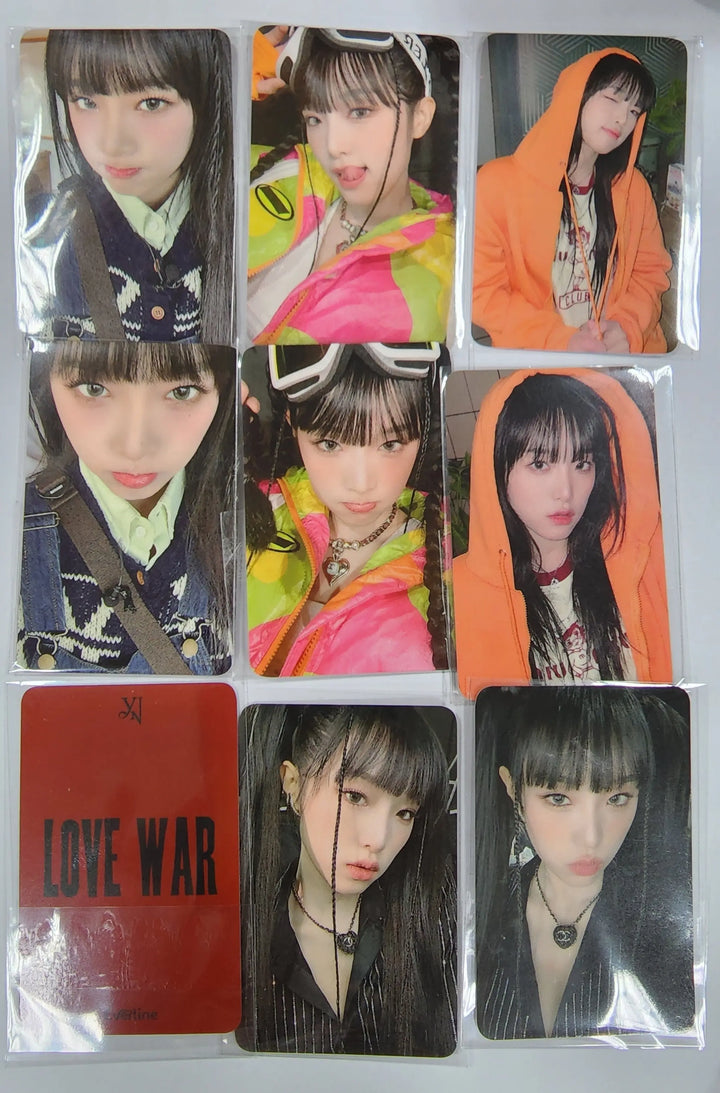 YENA "Love War" - Everline Pop-Up Store Event Photocard, Fansign Event Photocard - HALLYUSUPERSTORE