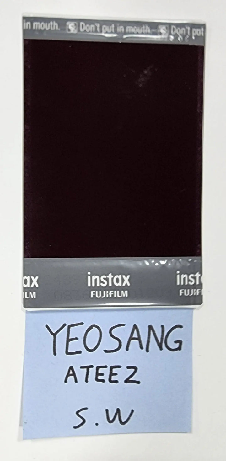 Yeosang (Of Ateez) 'SPIN OFF : FROM THE WITNESS' - Hand Autographed(Signed) Polaroid - HALLYUSUPERSTORE