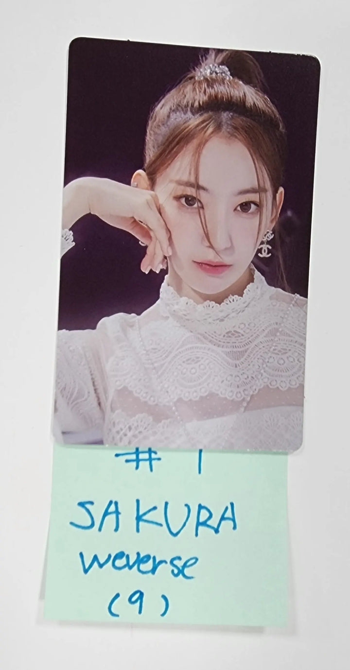 Lesserafim "FEARLESS" Japan 1st Single - Weverse Shop Pre-Order Benefit Photocard, Lenticular Postcard - HALLYUSUPERSTORE