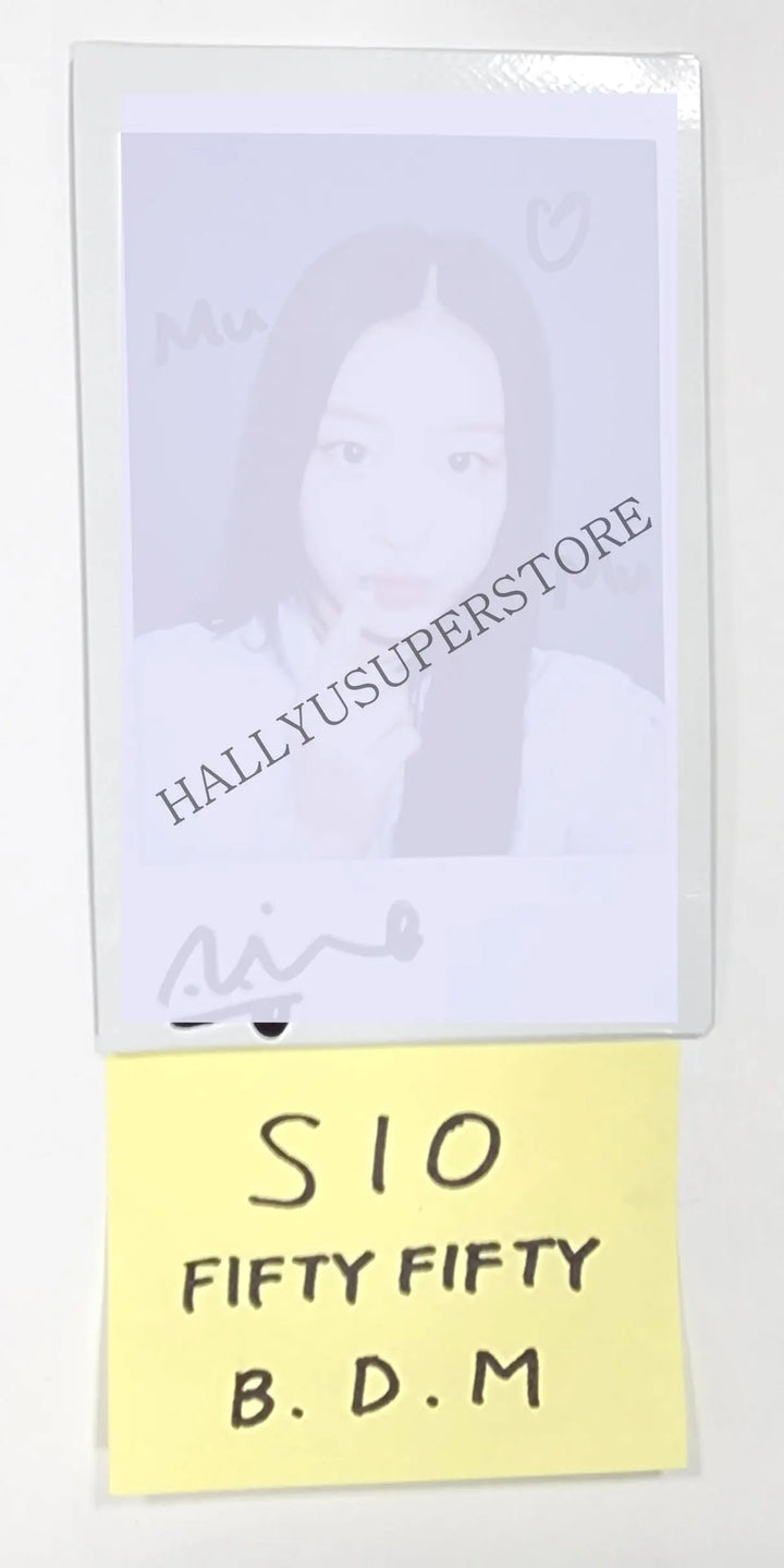 SIO (Of FIFTY FIFTY) "THE FIFTY" 1st EP - Hand Autographed(Signed) Polaroid - HALLYUSUPERSTORE
