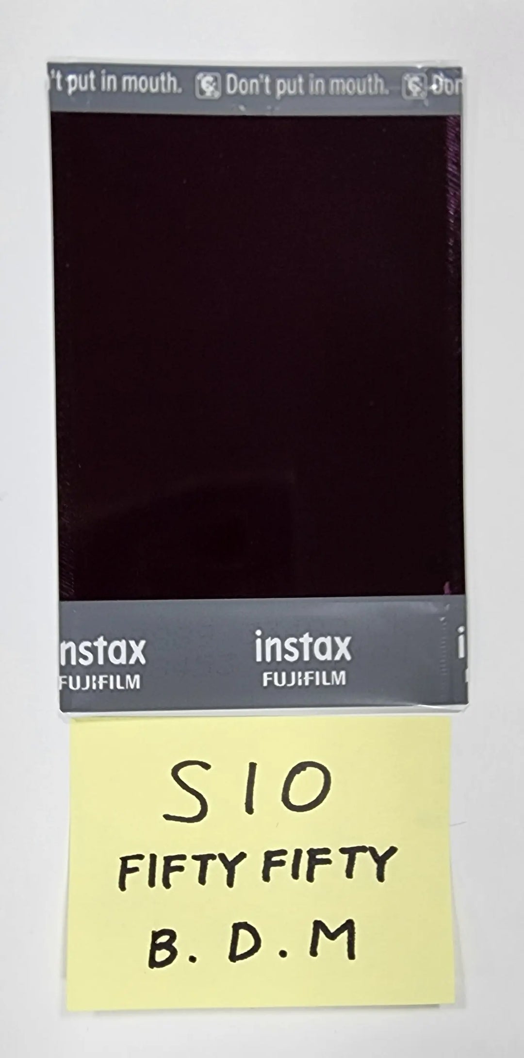 SIO (Of FIFTY FIFTY) "THE FIFTY" 1st EP - Hand Autographed(Signed) Polaroid - HALLYUSUPERSTORE