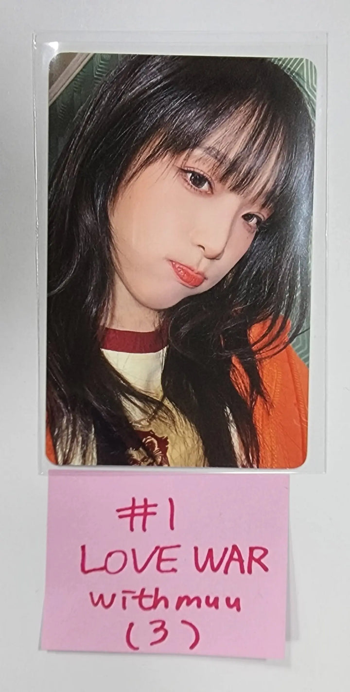 YENA "Love War" - Withmuu Fansign Event Photocard - HALLYUSUPERSTORE