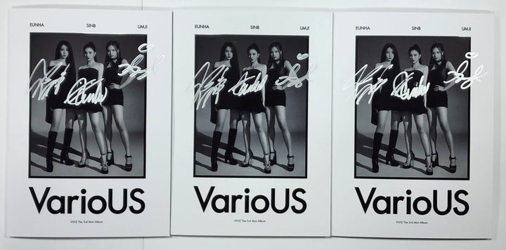VIVIZ 'VarioUS' - Hand Autographed(Signed) Promo Album - HALLYUSUPERSTORE