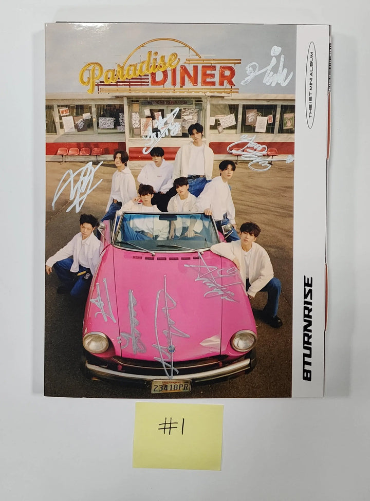 8TURN "8TURNRISE" - Hand Autographed(Signed) Promo Album - HALLYUSUPERSTORE