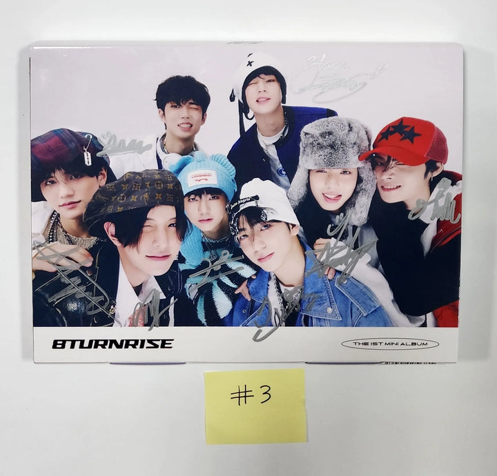 8TURN "8TURNRISE" - Hand Autographed(Signed) Promo Album - HALLYUSUPERSTORE