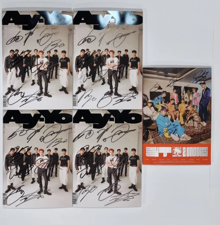 NCT127 "Ay-Yo", "질주 Street" - Hand Autographed(Signed) Promo Album  MUST-READ! - HALLYUSUPERSTORE