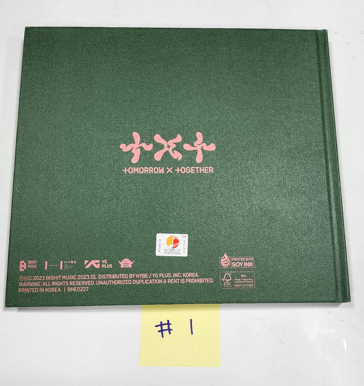 TXT ‘The Name Chapter: TEMPTATION’ - Hand Autographed(Signed) Promo Album - HALLYUSUPERSTORE
