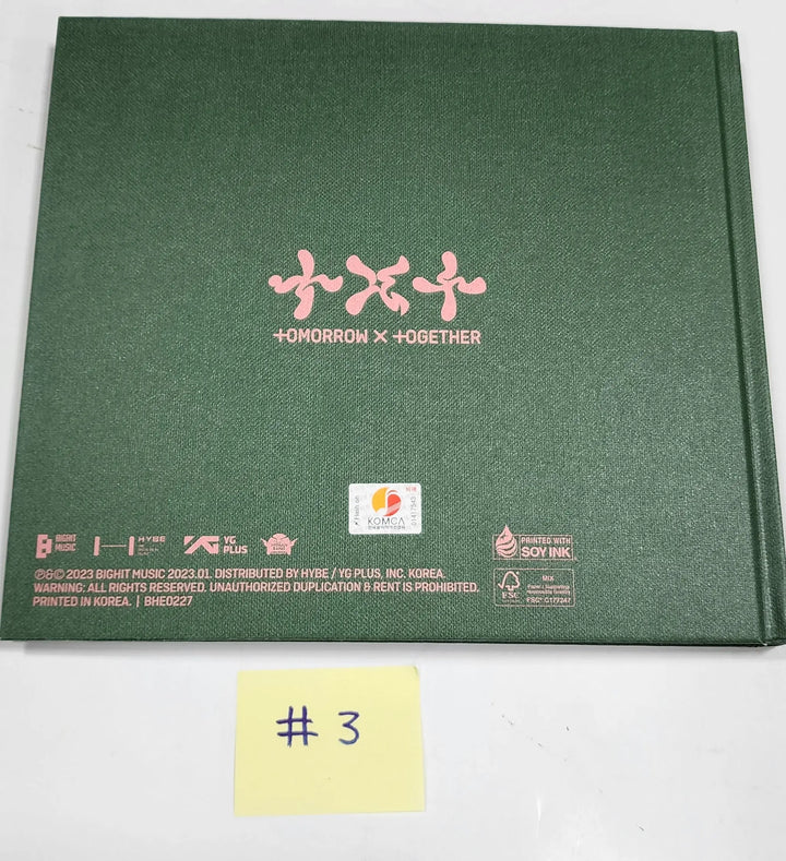 TXT ‘The Name Chapter: TEMPTATION’ - Hand Autographed(Signed) Promo Album - HALLYUSUPERSTORE