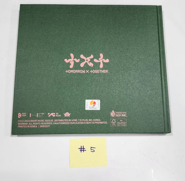 TXT ‘The Name Chapter: TEMPTATION’ - Hand Autographed(Signed) Promo Album - HALLYUSUPERSTORE