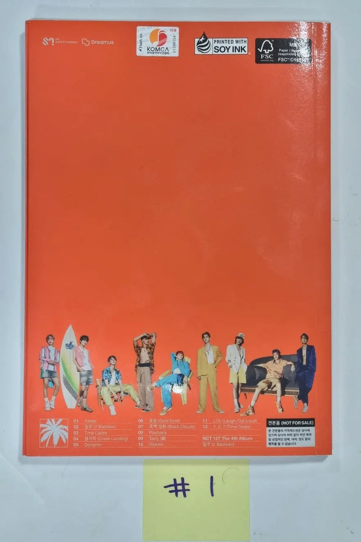 NCT127 "Ay-Yo", "질주 Street" - Hand Autographed(Signed) Promo Album  MUST-READ! - HALLYUSUPERSTORE