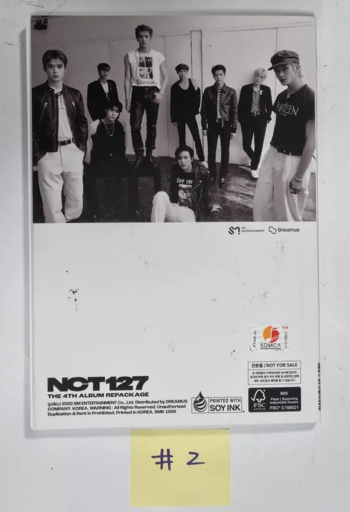 NCT127 "Ay-Yo", "질주 Street" - Hand Autographed(Signed) Promo Album  MUST-READ! - HALLYUSUPERSTORE