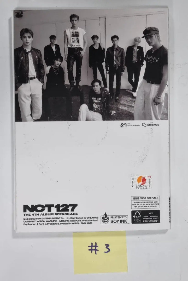 NCT127 "Ay-Yo", "질주 Street" - Hand Autographed(Signed) Promo Album  MUST-READ! - HALLYUSUPERSTORE