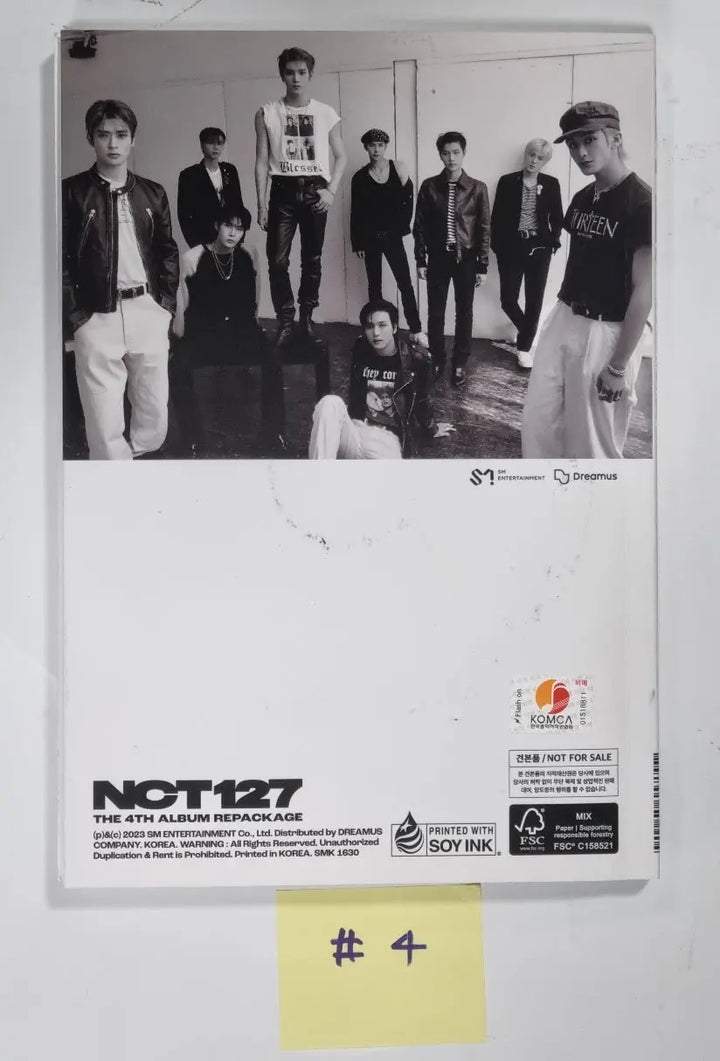 NCT127 "Ay-Yo", "질주 Street" - Hand Autographed(Signed) Promo Album  MUST-READ! - HALLYUSUPERSTORE