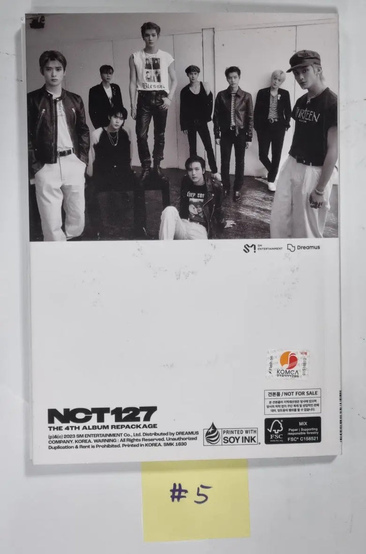 NCT127 "Ay-Yo", "질주 Street" - Hand Autographed(Signed) Promo Album  MUST-READ! - HALLYUSUPERSTORE