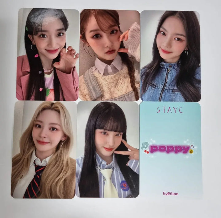 StayC "POPPY" Japan Debut Single - Everline Fansign Event Photocard - HALLYUSUPERSTORE