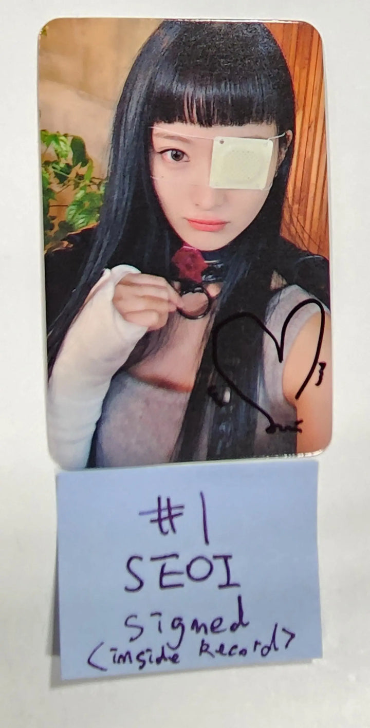 H1-KEY "Rose Blossom" Mini 1st - Hand Autographed(Signed) Photocard - HALLYUSUPERSTORE