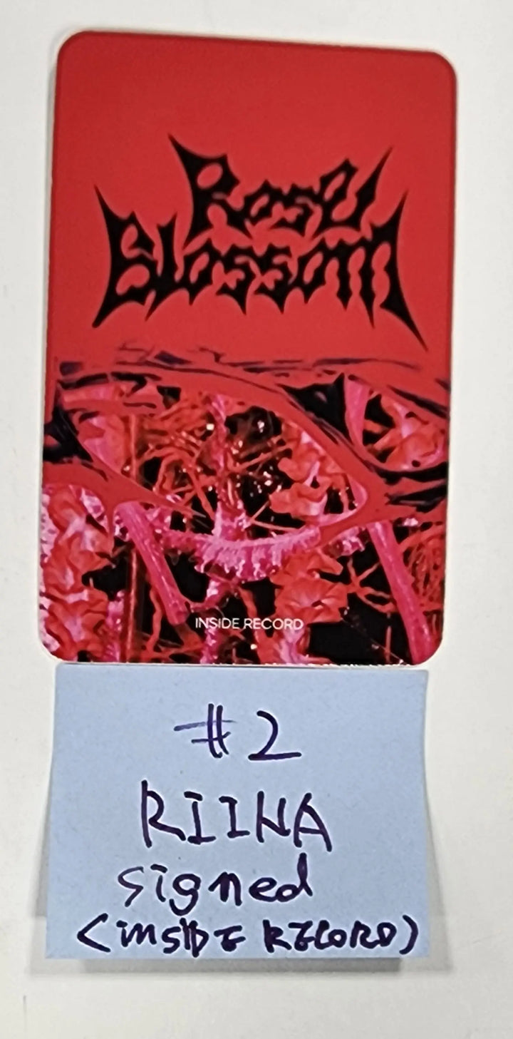 H1-KEY "Rose Blossom" Mini 1st - Hand Autographed(Signed) Photocard - HALLYUSUPERSTORE