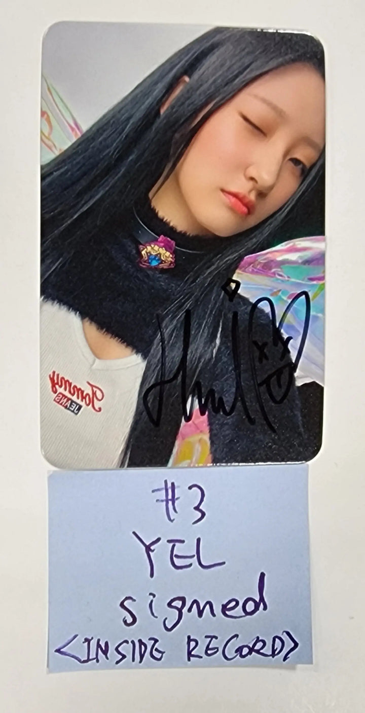 H1-KEY "Rose Blossom" Mini 1st - Hand Autographed(Signed) Photocard - HALLYUSUPERSTORE