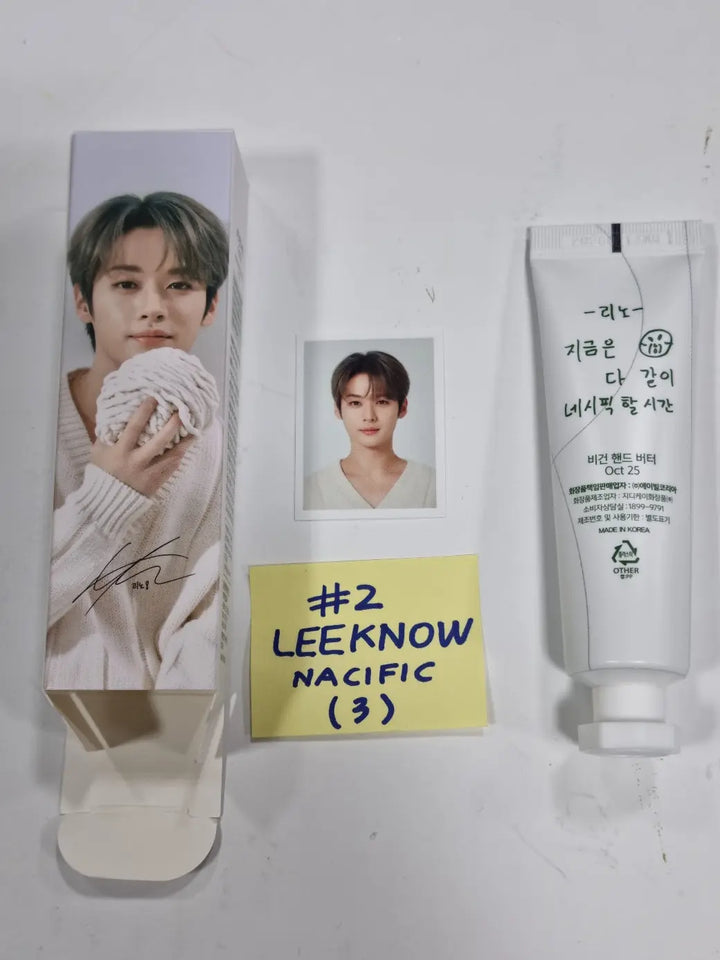 Stray kids X NACIFIC - Vegan Hand Butter Special Edition ID Photo + Hand Butter Set - HALLYUSUPERSTORE