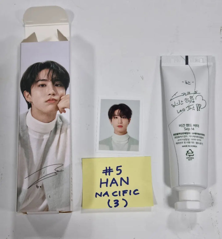 Stray kids X NACIFIC - Vegan Hand Butter Special Edition ID Photo + Hand Butter Set - HALLYUSUPERSTORE